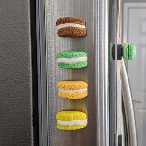Scented Macaron Magnets - Set of 4